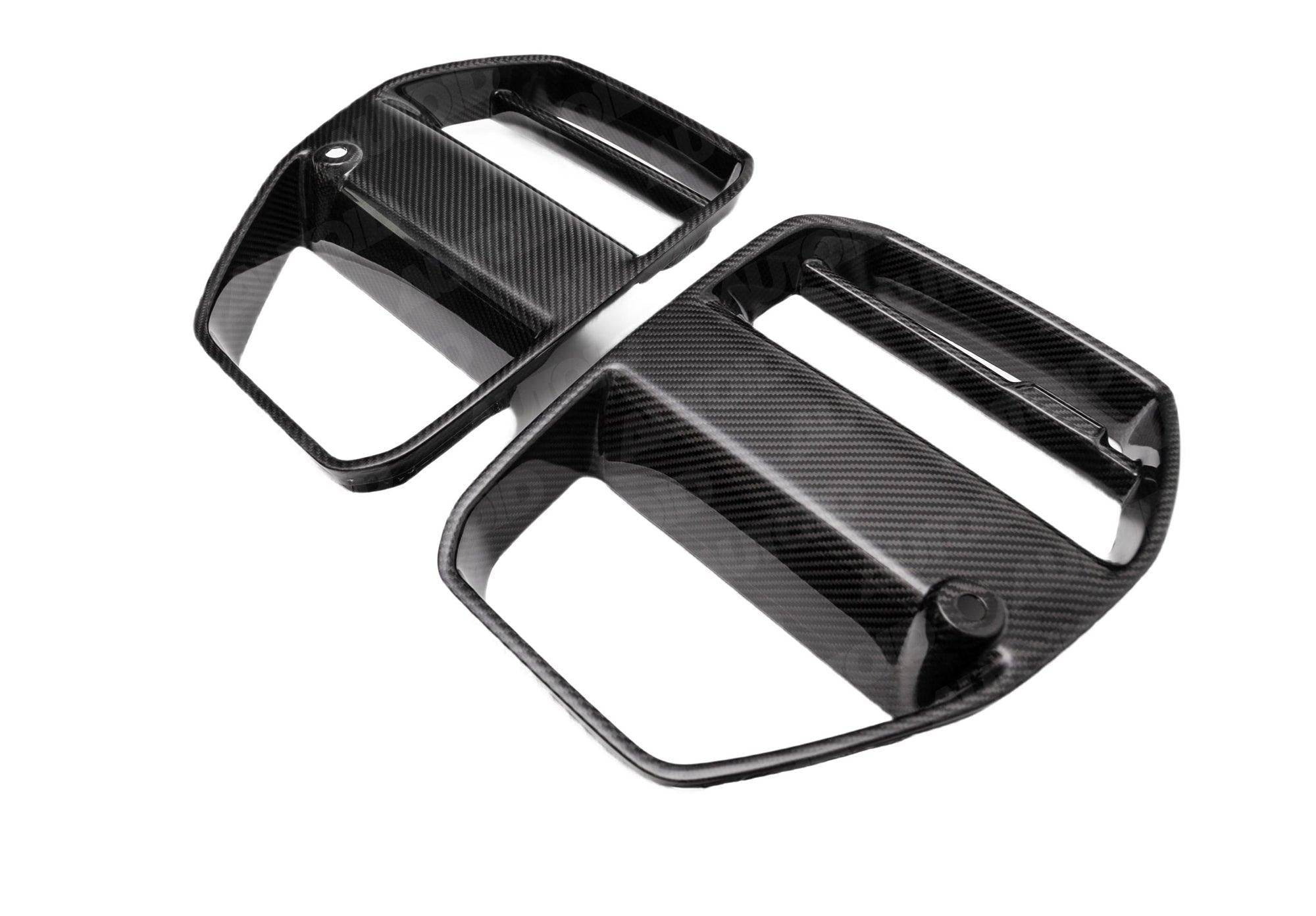 BMW G80 G81 M3 & BMW G82 G83 M4 Carbon Fibre VRS Aero Front Kidney Grille by Vorsteiner (2020+) - AUTOID - Front Grille - Vorsteiner