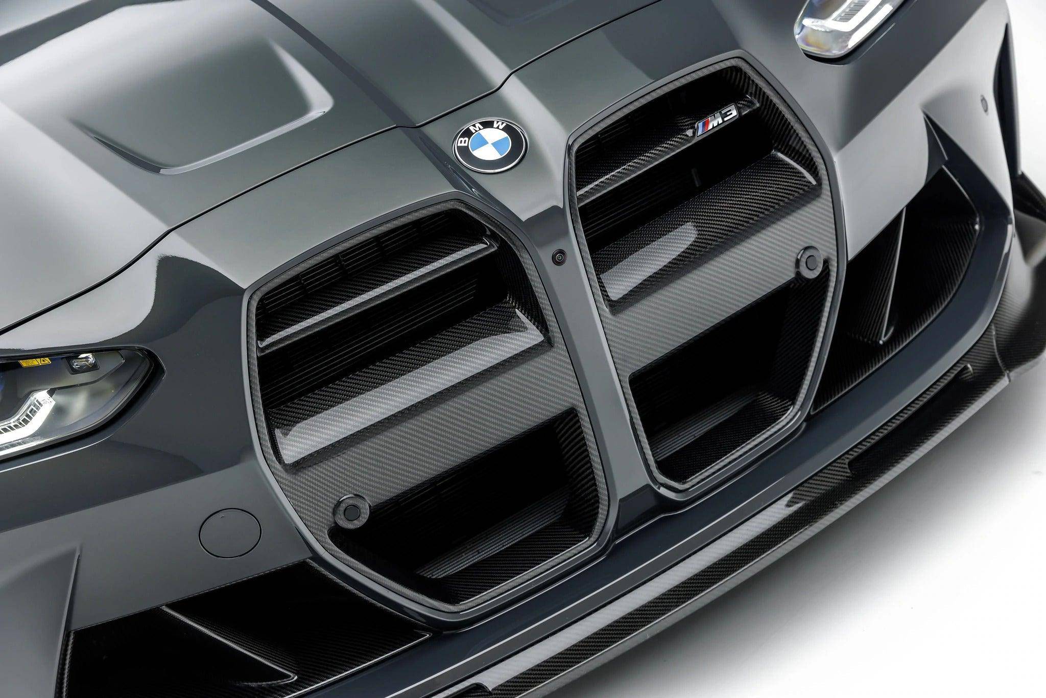 BMW G80 G81 M3 & BMW G82 G83 M4 Carbon Fibre VRS Aero Front Kidney Grille by Vorsteiner (2020+) - AUTOID® - Front Grille - Vorsteiner