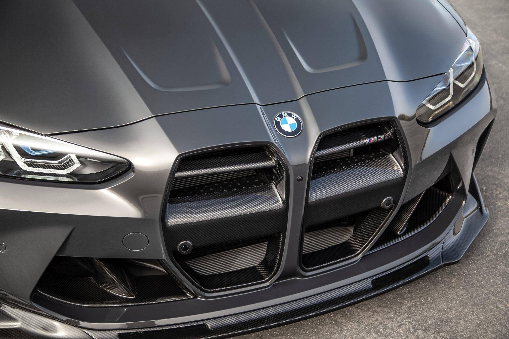 BMW G80 G81 M3 & BMW G82 G83 M4 Carbon Fibre VRS Aero Front Kidney Grille by Vorsteiner (2020+) - AUTOID® - Front Grille - Vorsteiner
