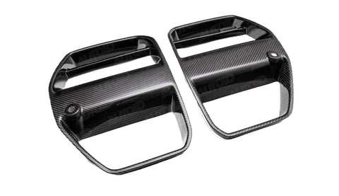 BMW G80 G81 M3 & BMW G82 G83 M4 Carbon Fibre VRS Aero Front Kidney Grille by Vorsteiner (2020+) - AUTOID® - Front Grille - Vorsteiner