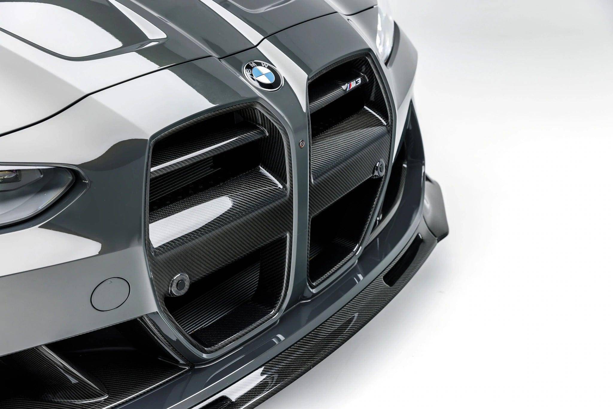 BMW G80 G81 M3 & BMW G82 G83 M4 Carbon Fibre VRS Aero Front Kidney Grille by Vorsteiner (2020+) - AUTOID® - Front Grille - Vorsteiner