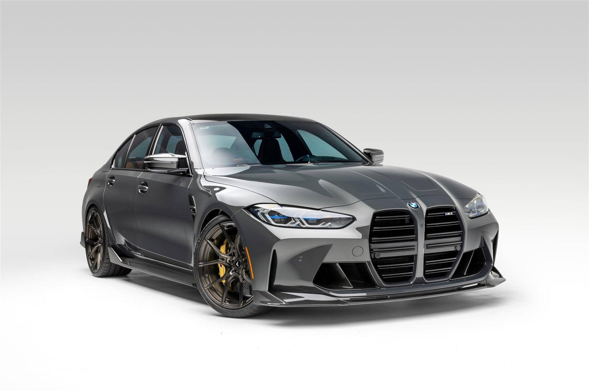 BMW G80 G81 M3 & BMW G82 G83 M4 Carbon Fibre VRS Aero Front Splitter by Vorsteiner (2020+) - AUTOID® - Front Lips & Splitters - Vorsteiner