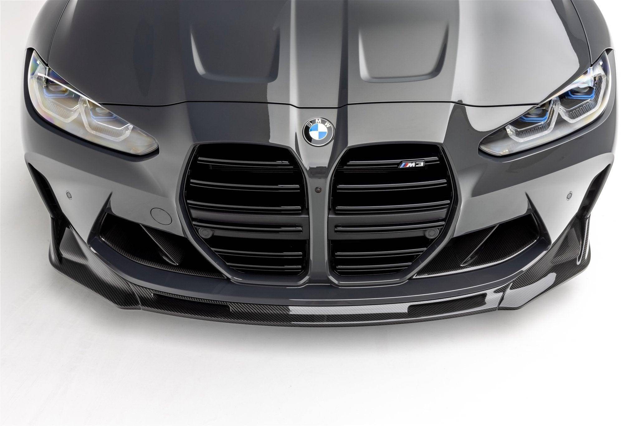 BMW G80 G81 M3 & BMW G82 G83 M4 Carbon Fibre VRS Aero Front Splitter by Vorsteiner (2020+) - AUTOID® - Front Lips & Splitters - Vorsteiner
