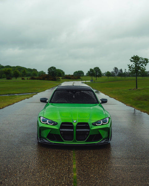 BMW G80 G81 M3 & BMW G82 G83 M4 Carbon Fibre VRS Aero Front Splitter by Vorsteiner (2020+) - AUTOID® - Front Lips & Splitters - Vorsteiner