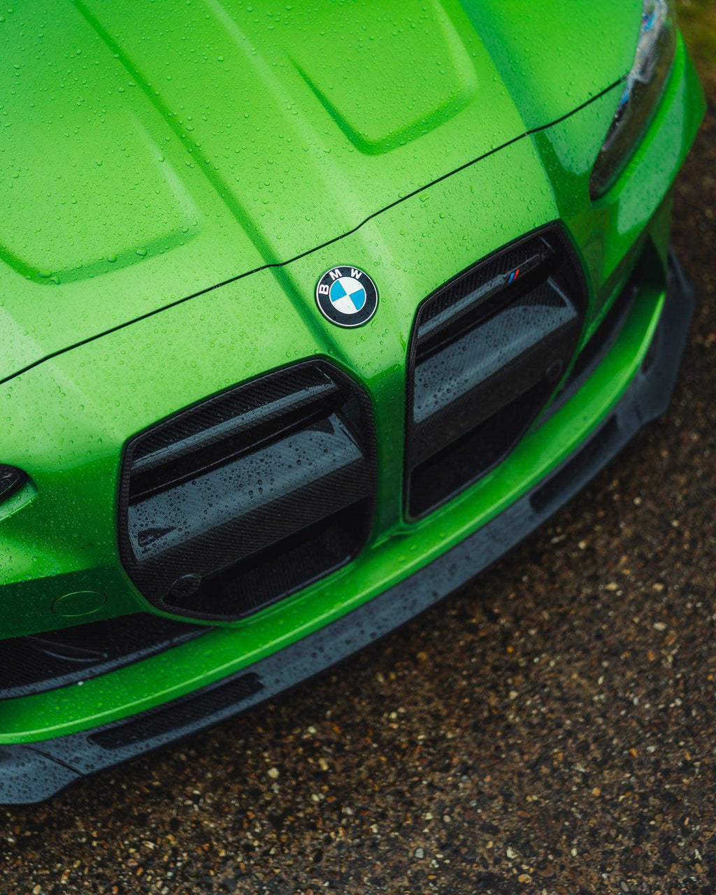 BMW G80 G81 M3 & BMW G82 G83 M4 Carbon Fibre VRS Aero Front Splitter by Vorsteiner (2020+) - AUTOID® - Front Lips & Splitters - Vorsteiner