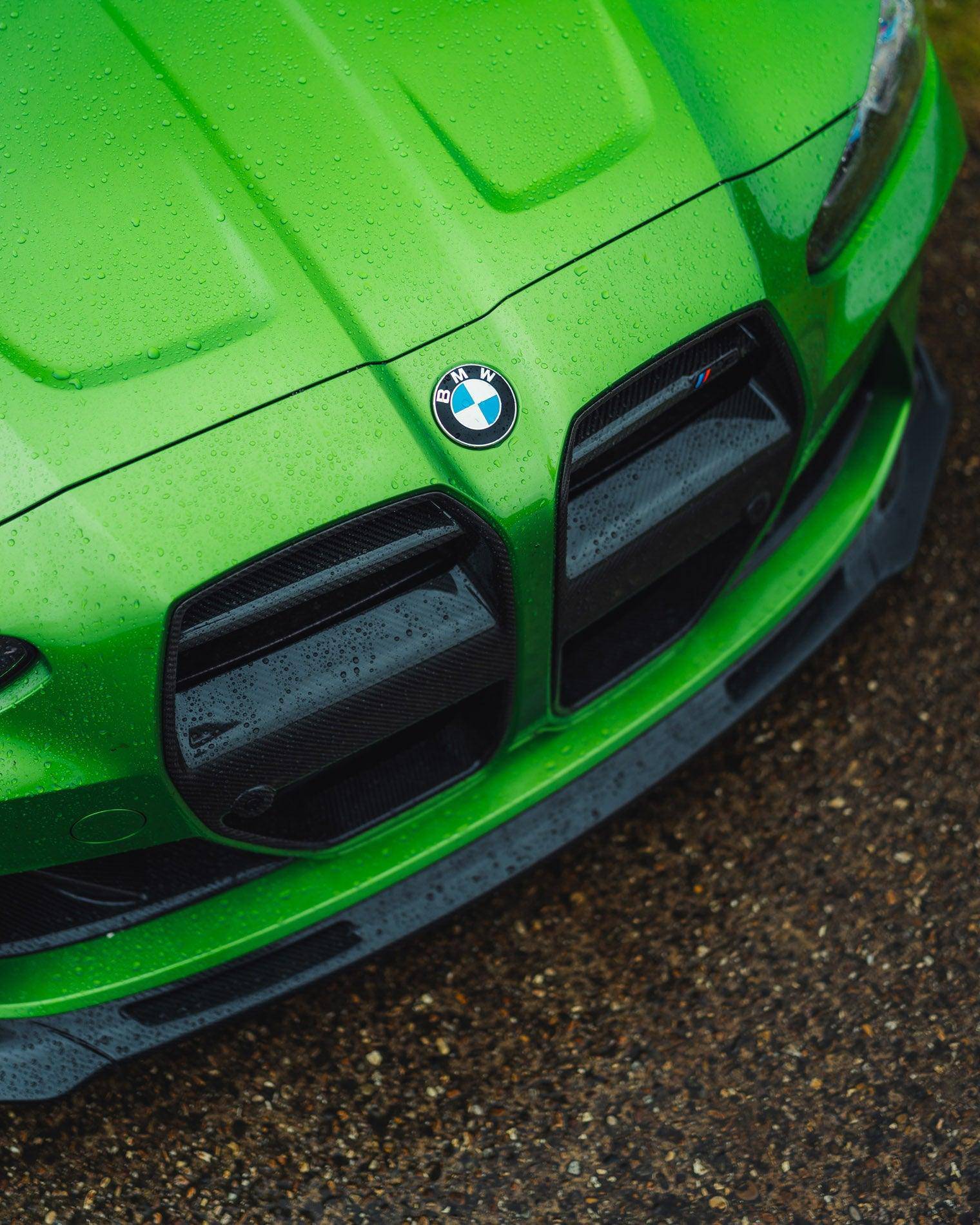 BMW G80 G81 M3 & BMW G82 G83 M4 Carbon Fibre VRS Aero Front Splitter by Vorsteiner (2020+) - AUTOID® - Front Lips & Splitters - Vorsteiner
