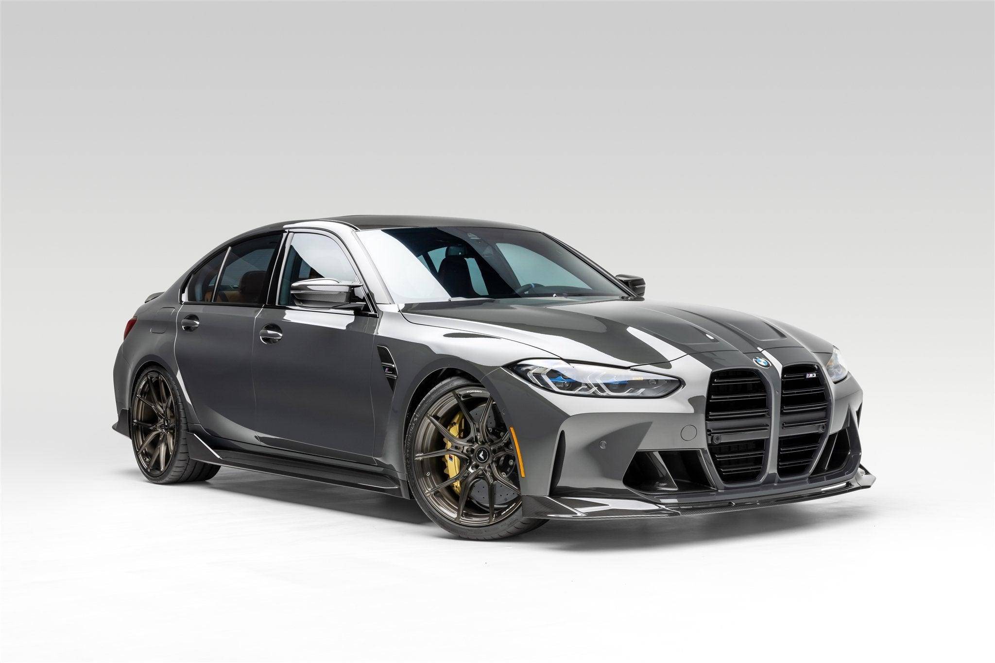 BMW G80 G81 M3 & BMW G82 G83 M4 Carbon Fibre VRS Aero Front Splitter by Vorsteiner (2020+) - AUTOID® - Front Lips & Splitters - Vorsteiner