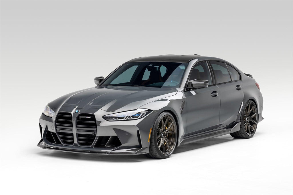 BMW G80 G81 M3 & BMW G82 G83 M4 Carbon Fibre VRS Aero Front Splitter by Vorsteiner (2020+) - AUTOID® - Front Lips & Splitters - Vorsteiner