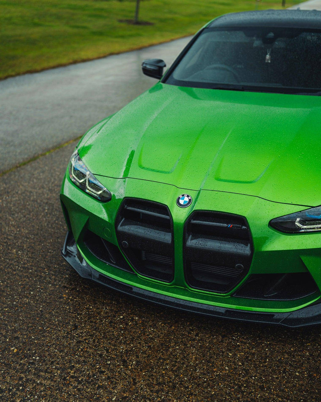 BMW G80 G81 M3 & BMW G82 G83 M4 Carbon Fibre VRS Aero Front Splitter by Vorsteiner (2020+) - AUTOID® - Front Lips & Splitters - Vorsteiner