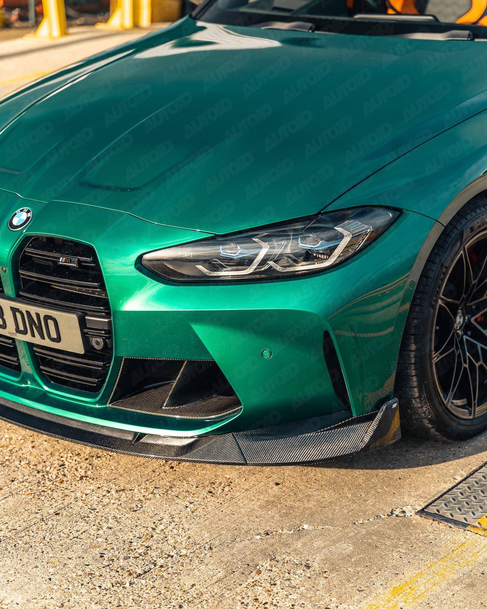 BMW G80 G81 M3 & G82 G83 M4 Carbon Fibre Competition Front Splitter (2021+) - AUTOID - Front Lips & Splitters - Essentials