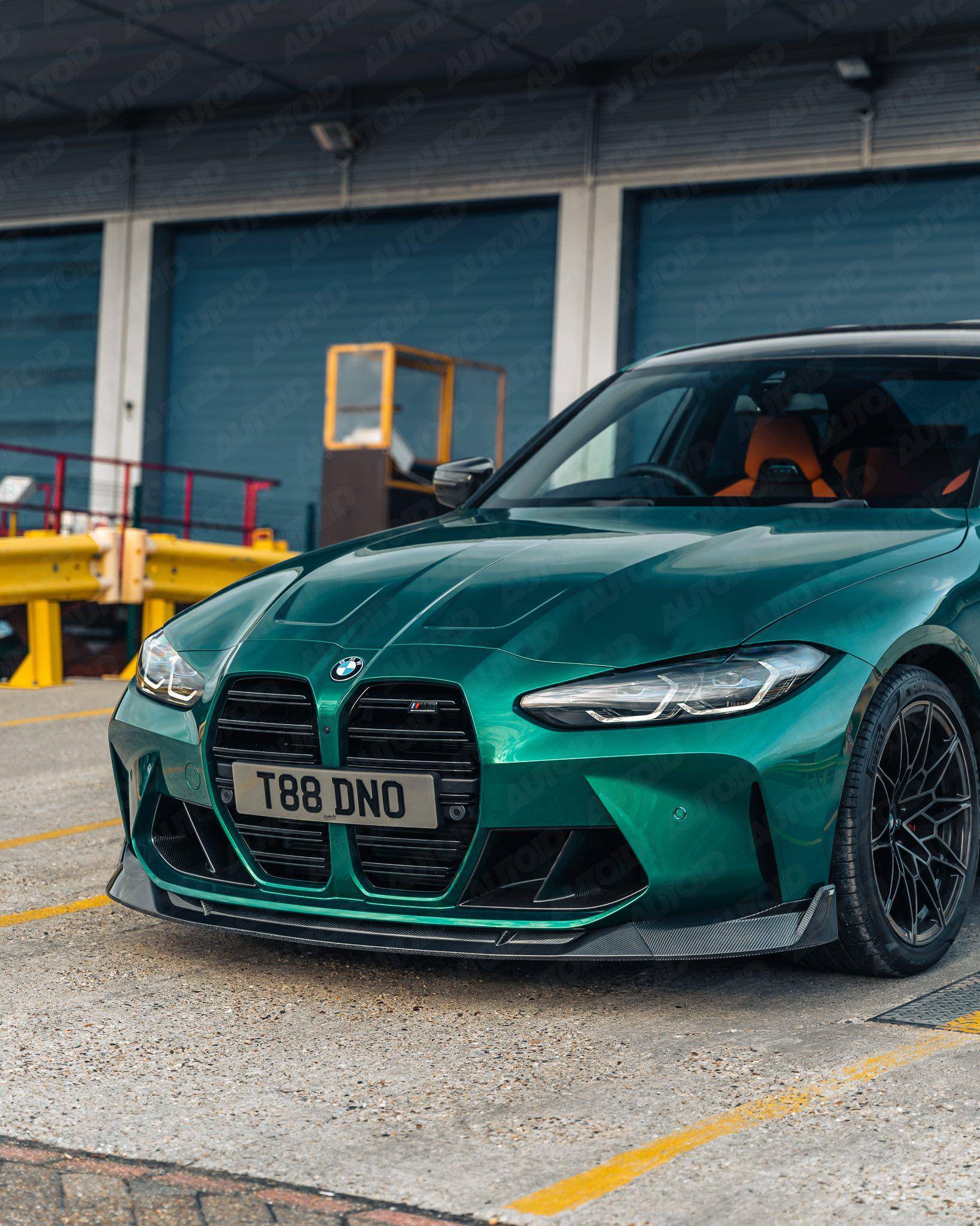 BMW G80 G81 M3 & G82 G83 M4 Carbon Fibre Competition Front Splitter by FORM (2021+) - AUTOID® - Front Lips & Splitters - FORM Industries