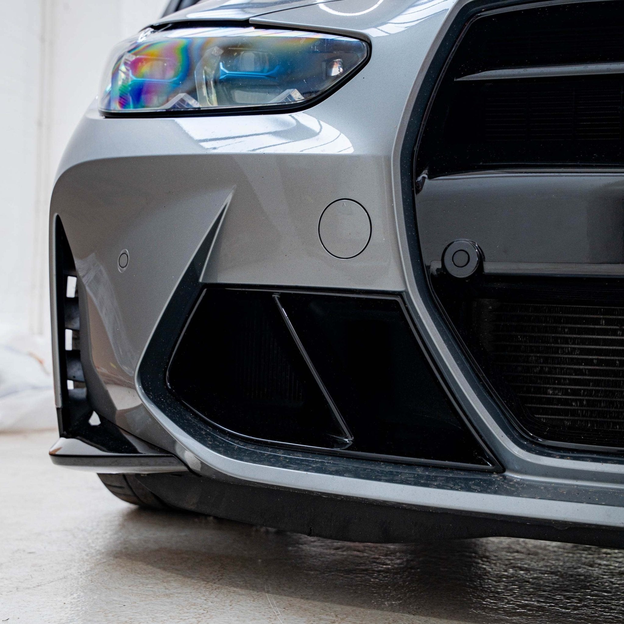 BMW G80 G81 M3 & G82 G83 M4 Gloss Black Performance Style Front Ducts by FORM (2021+) - AUTOID® - Bumper Inserts & Trim - FORM Industries