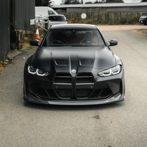 BMW G80 G81 M3 & G82 G83 M4 Pre-Preg Carbon Fibre GT Front Kidney Grilles by FORM (2021+) - AUTOID® - Front Grille - FORM Industries