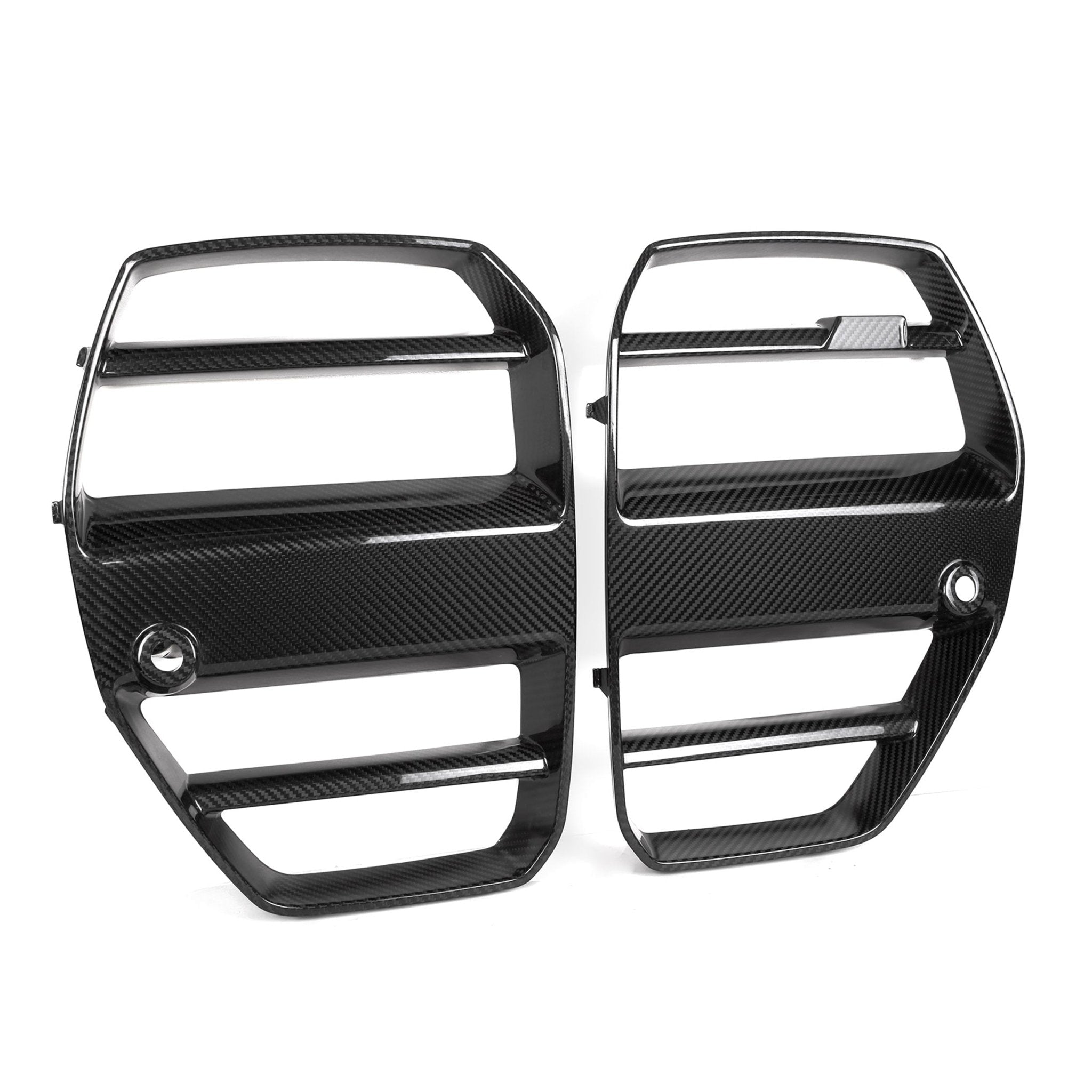 BMW G80 G81 M3 & G82 G83 M4 Pre-Preg Carbon Fibre GT Front Kidney Grilles by FORM (2021+) - AUTOID® - Front Grille - FORM Industries