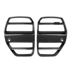 BMW G80 G81 M3 & G82 G83 M4 Pre-Preg Carbon Fibre GT Front Kidney Grilles by FORM (2021+) - AUTOID® - Front Grille - FORM Industries