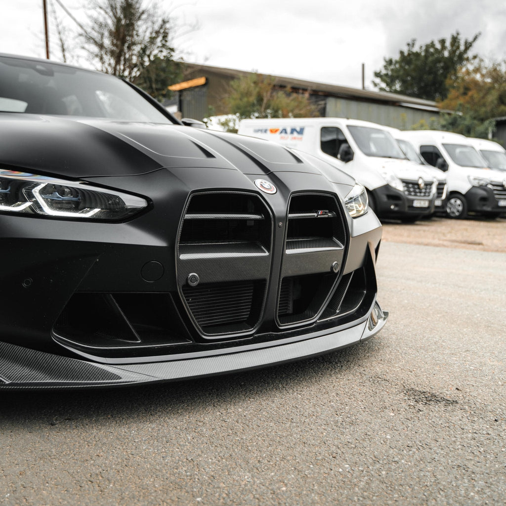 BMW G80 G81 M3 & G82 G83 M4 Pre-Preg Carbon Fibre GT Front Kidney Grilles by FORM (2021+) - AUTOID® - Front Grille - FORM Industries