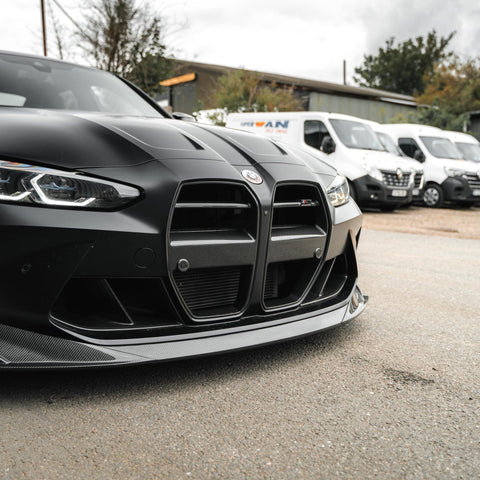 BMW G80 G81 M3 & G82 G83 M4 Pre-Preg Carbon Fibre GT Front Kidney Grilles by FORM (2021+) - AUTOID® - Front Grille - FORM Industries