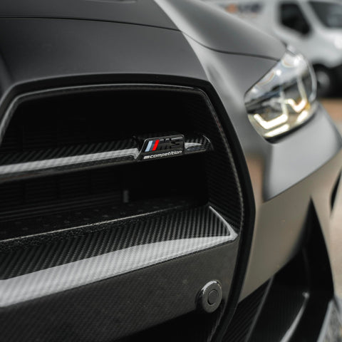 BMW G80 G81 M3 & G82 G83 M4 Pre-Preg Carbon Fibre GT Front Kidney Grilles by FORM (2021+) - AUTOID® - Front Grille - FORM Industries