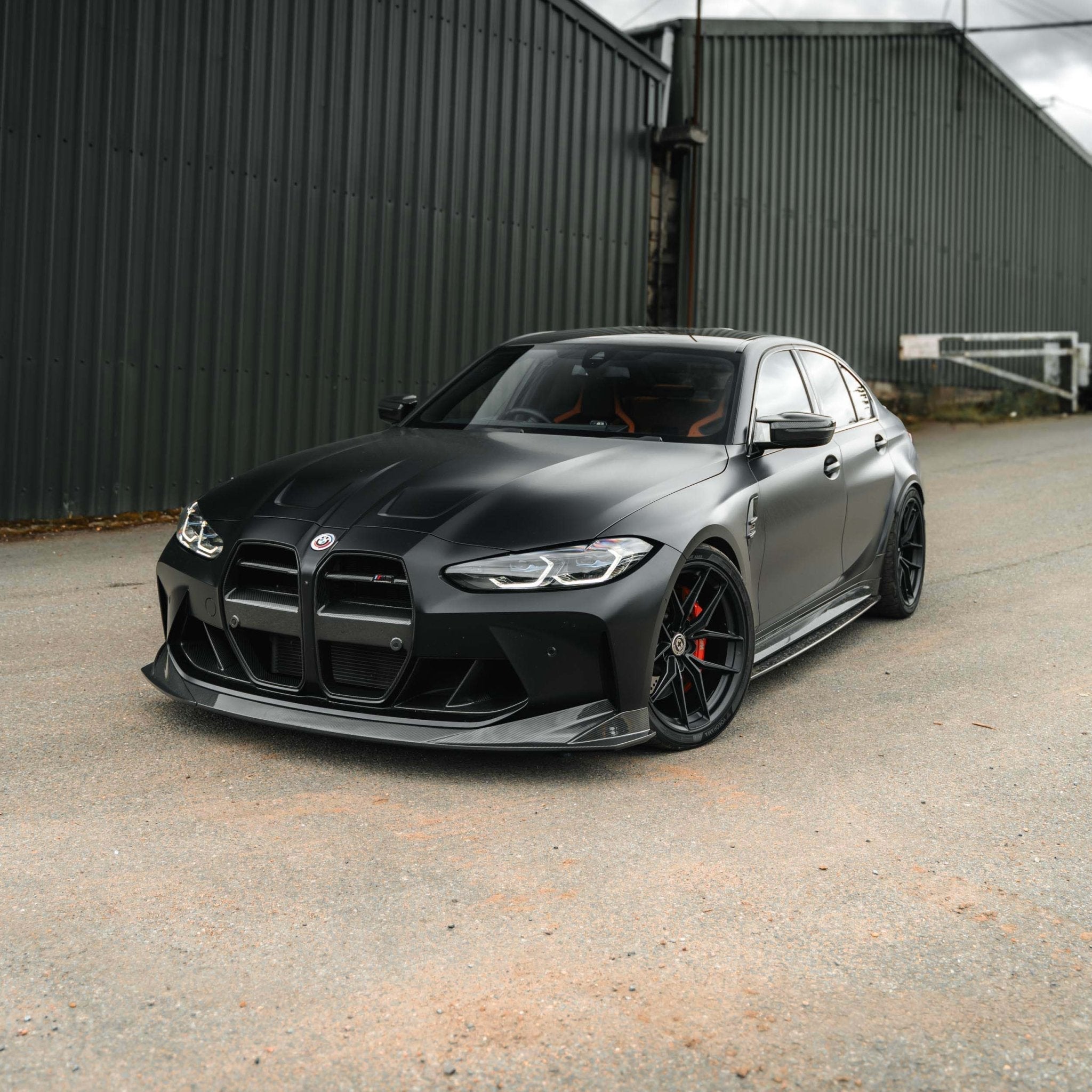 BMW G80 G81 M3 & G82 G83 M4 Pre-Preg Carbon Fibre GT Front Kidney Grilles by FORM (2021+) - AUTOID® - Front Grille - FORM Industries