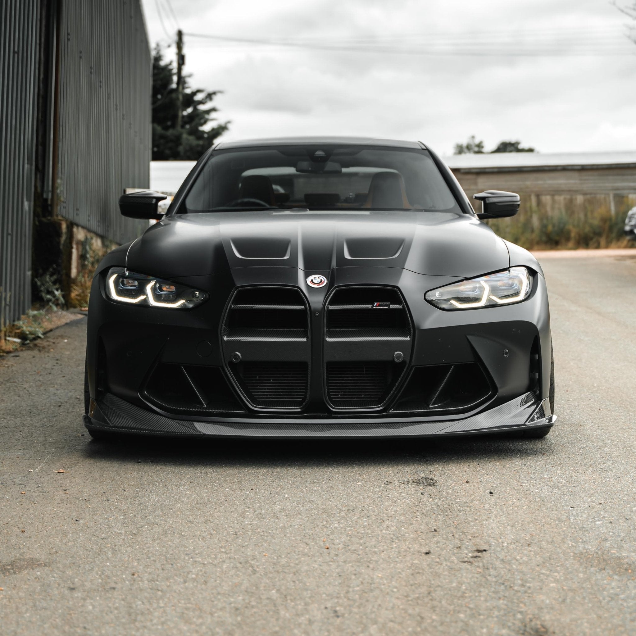 BMW G80 G81 M3 & G82 G83 M4 Pre-Preg Carbon Fibre GT Front Kidney Grilles by FORM (2021+) - AUTOID® - Front Grille - FORM Industries