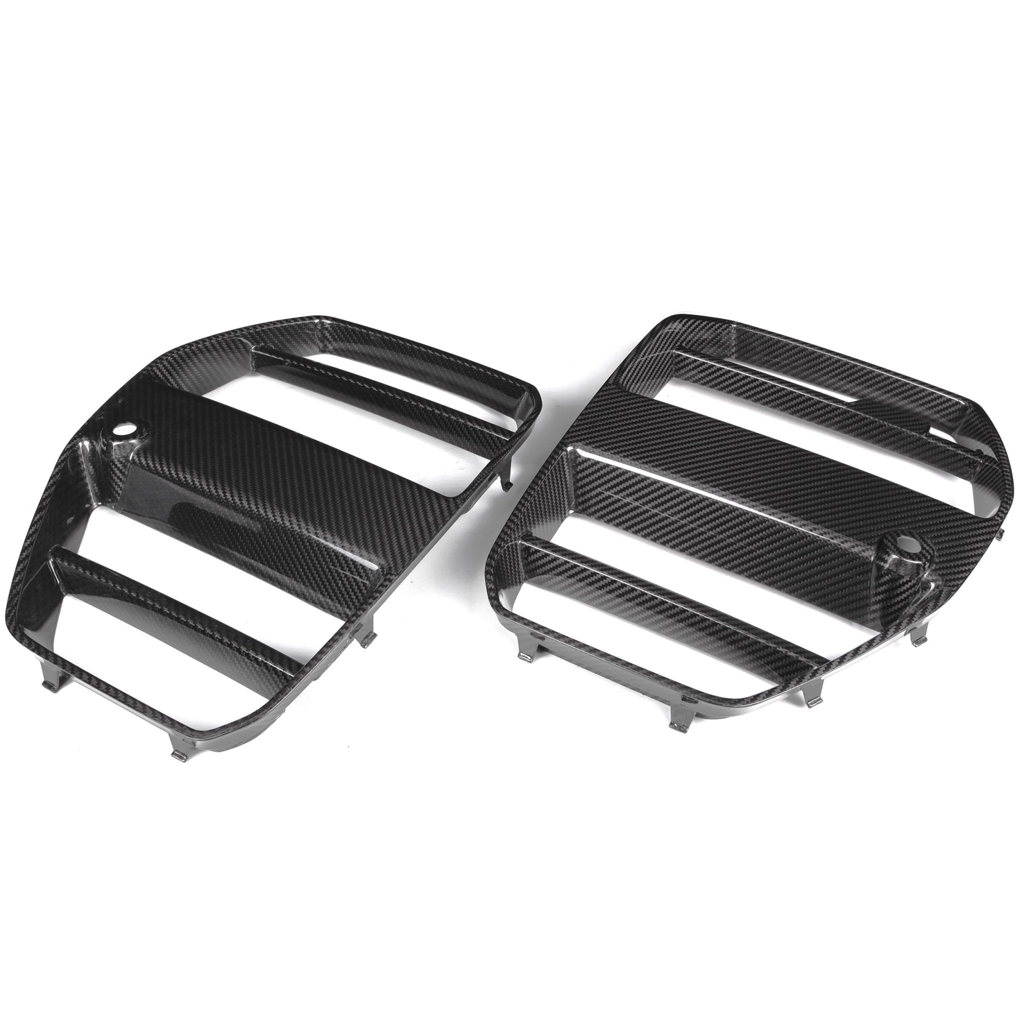BMW G80 G81 M3 & G82 G83 M4 Pre-Preg Carbon Fibre GT Front Kidney Grilles by FORM (2021+) - AUTOID® - Front Grille - FORM Industries