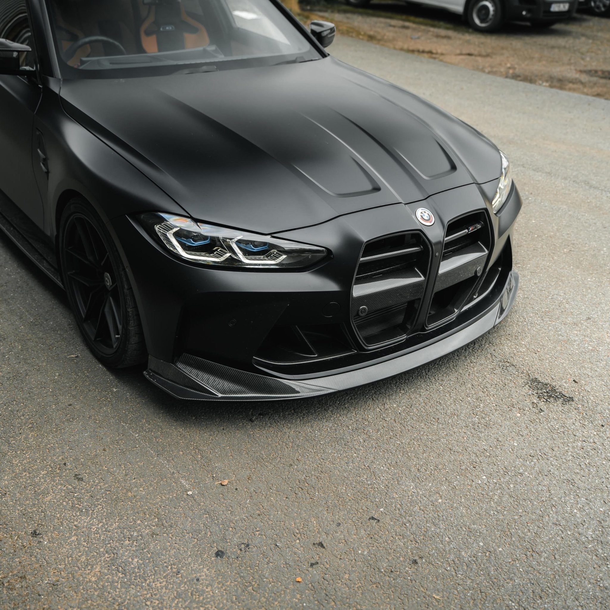 BMW G80 G81 M3 & G82 G83 M4 Pre-Preg Carbon Fibre GT Front Kidney Grilles by FORM (2021+) - AUTOID® - Front Grille - FORM Industries