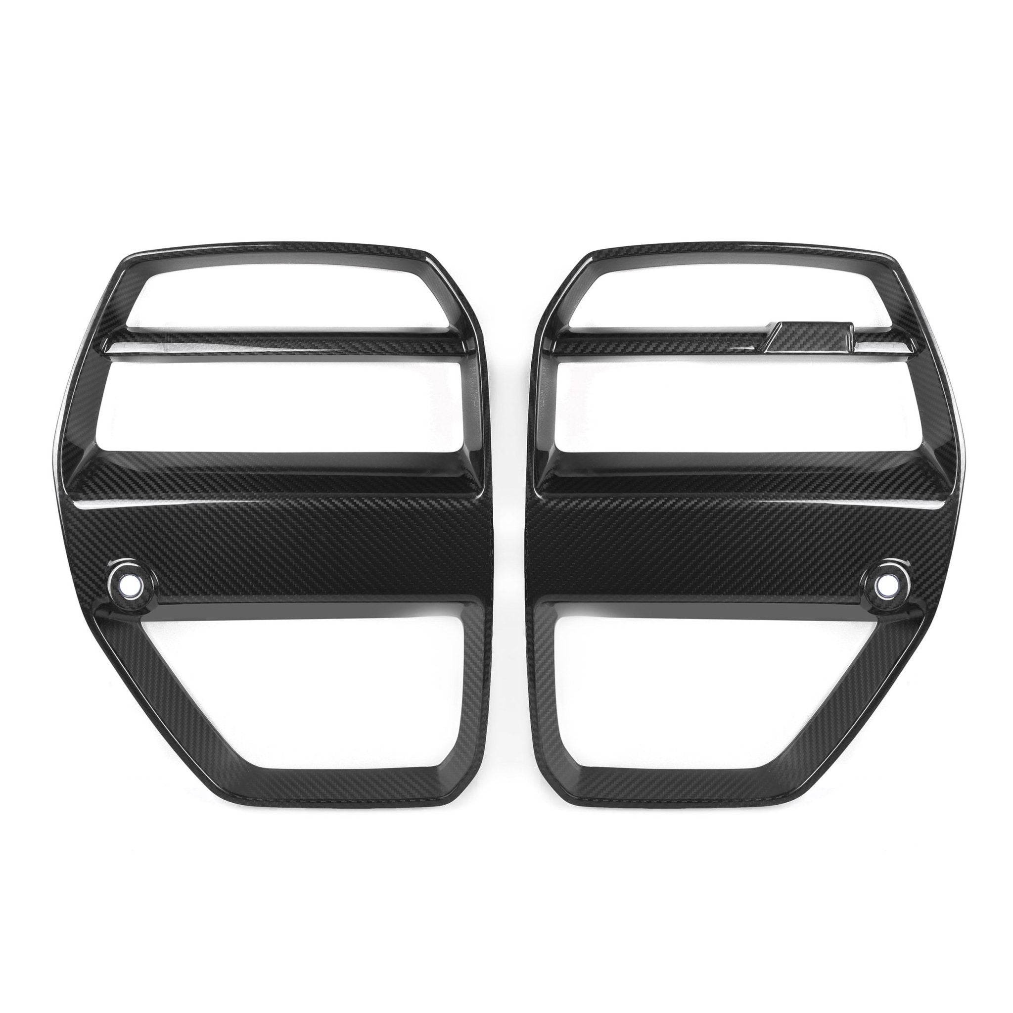 BMW G80 G81 M3 & G82 G83 M4 Pre - Preg Carbon Fibre GT Front Kidney Grilles by TRE (2021+) - AUTOID - Front Grille - TRE