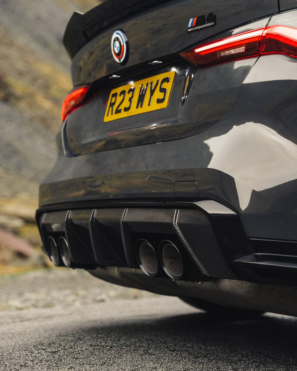 BMW G80 G81 M3 & G82 G83 M4 Pre - Preg Carbon Fibre OEM Style Rear Diffuser by TRE (2021+) - AUTOID - Rear Diffusers - TRE