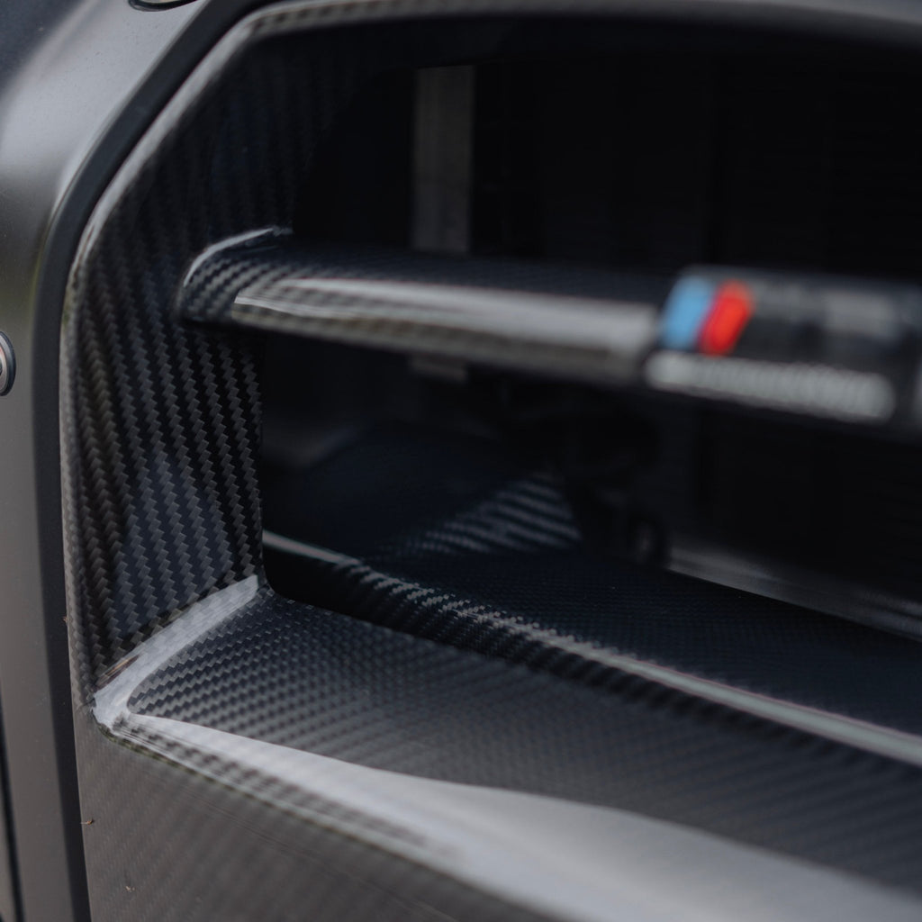 BMW G80 G81 M3 & G82 G83 M4 Pre-Preg Carbon Fibre PR-1 Foam Crash Bar Cover by TREVORA (2021+) - AUTOID® - Rear Diffusers - TREVORA