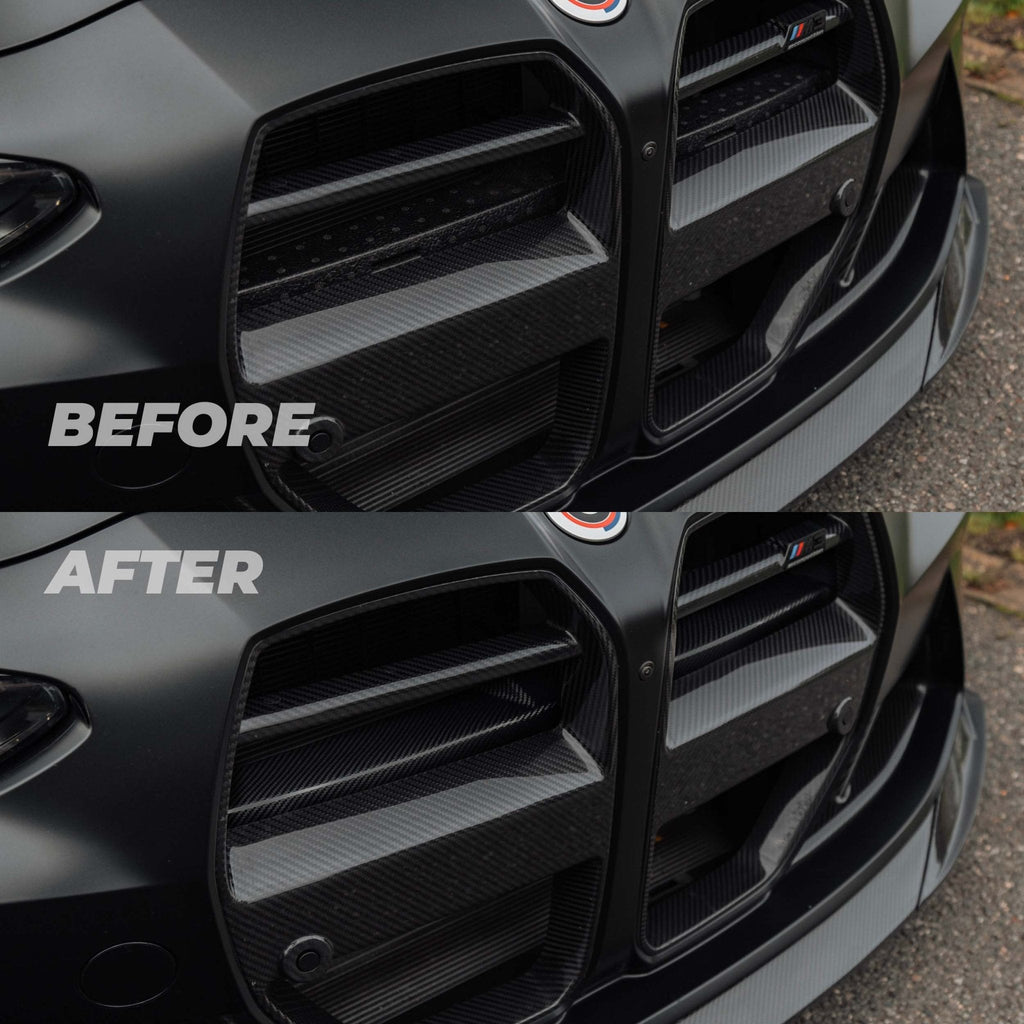 BMW G80 G81 M3 & G82 G83 M4 Pre-Preg Carbon Fibre PR-1 Foam Crash Bar Cover by TREVORA (2021+) - AUTOID® - Rear Diffusers - TREVORA