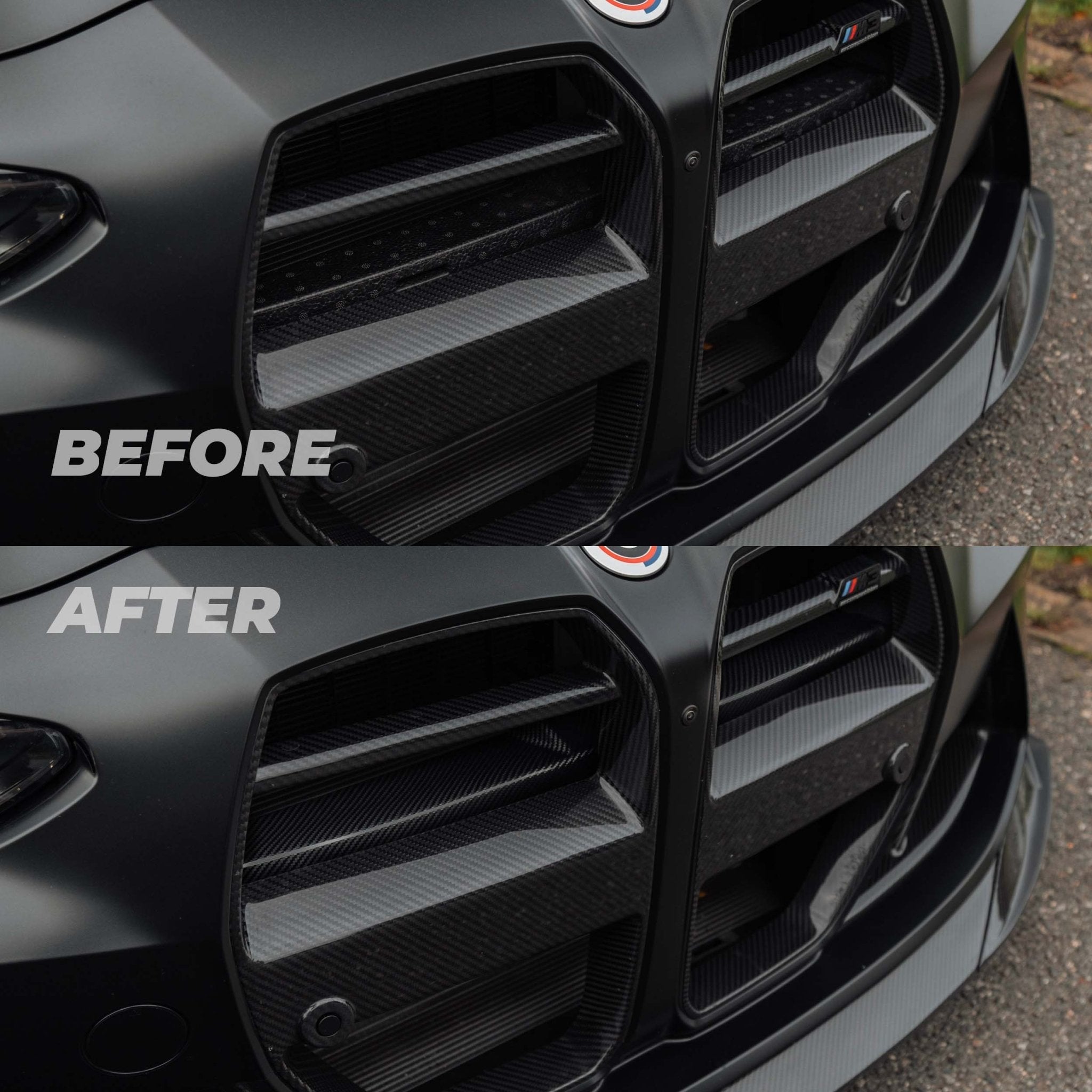 BMW G80 G81 M3 & G82 G83 M4 Pre-Preg Carbon Fibre PR-1 Foam Crash Bar Cover by TREVORA (2021+) - AUTOID® - Rear Diffusers - TREVORA