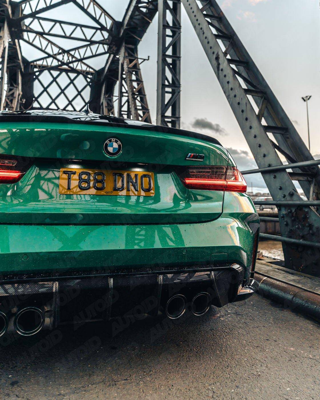BMW G80 G81 M3 & G82 G83 M4 Pre-Preg Carbon Fibre Rear Diffuser by FORM (2021+) - AUTOID® - Rear Diffusers - FORM Industries