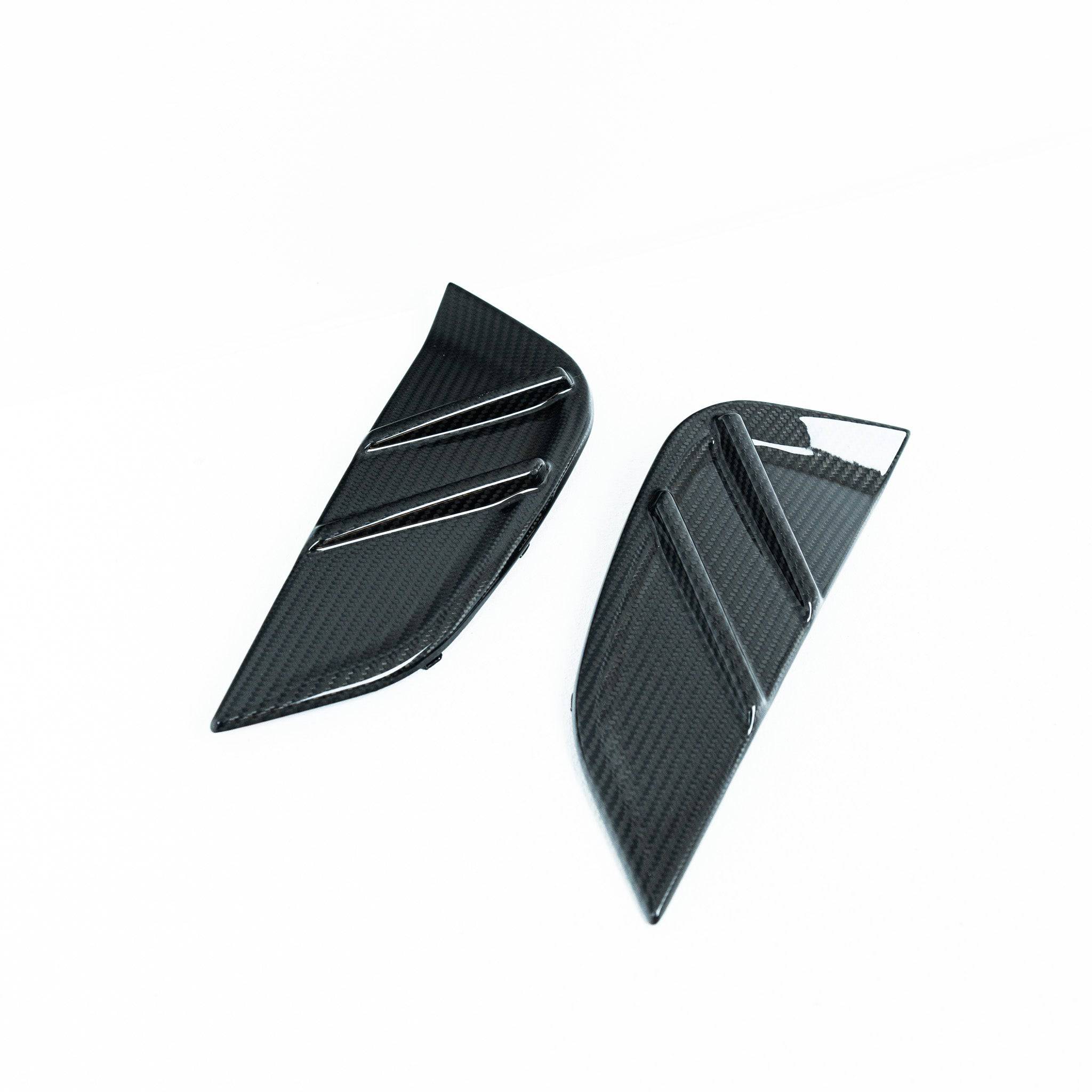 BMW G80 G81 M3 & G82 G83 M4 Pre - Preg Carbon Fibre Side Fender Badge Covers by TRE (2021+) - AUTOID - Fender Trim - TRE