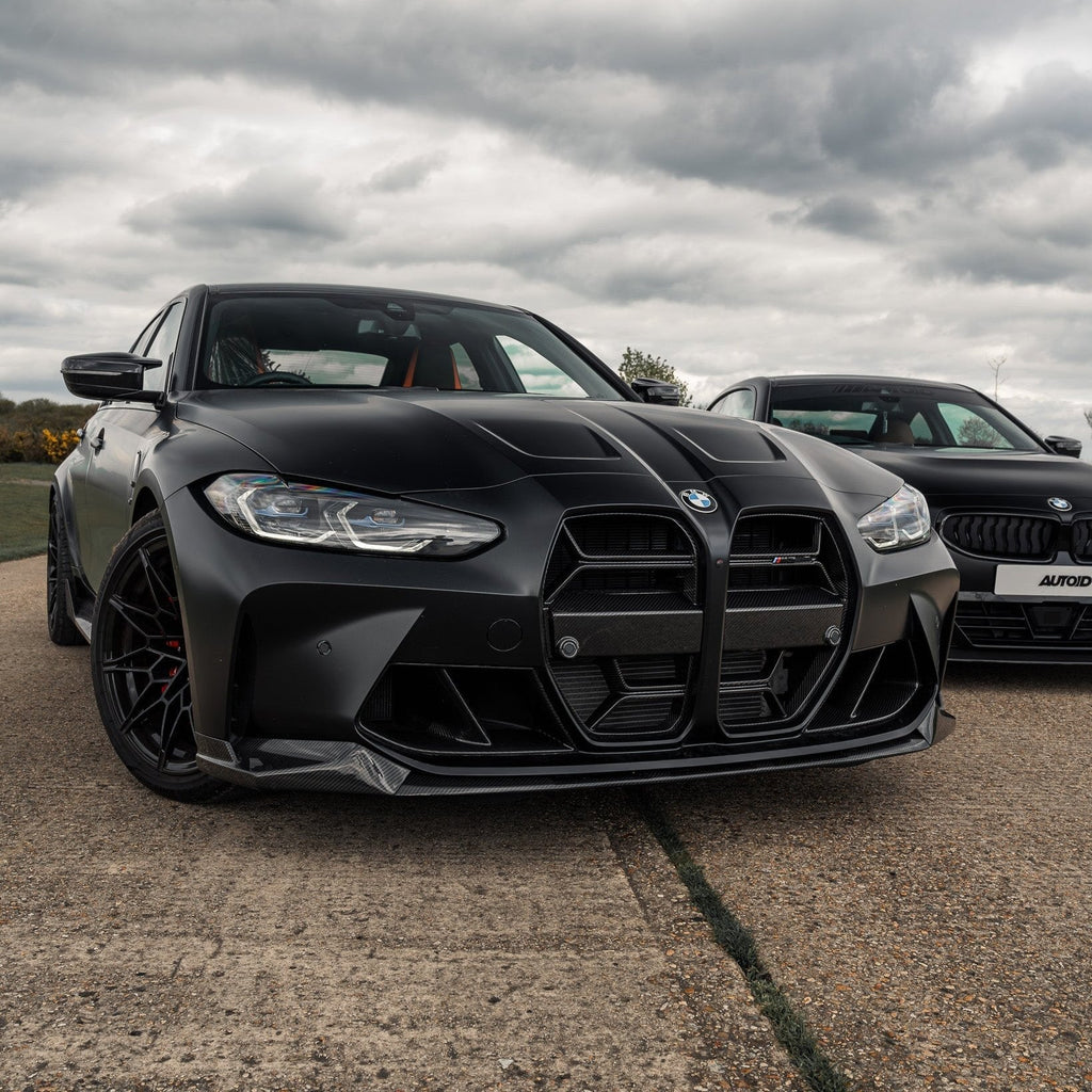 BMW G80 G81 M3 & G82 G83 M4 Pre-Preg Carbon Fibre T-CSL Front Kidney Grilles by FORM (2021+) - AUTOID® - Front Grille - FORM Industries