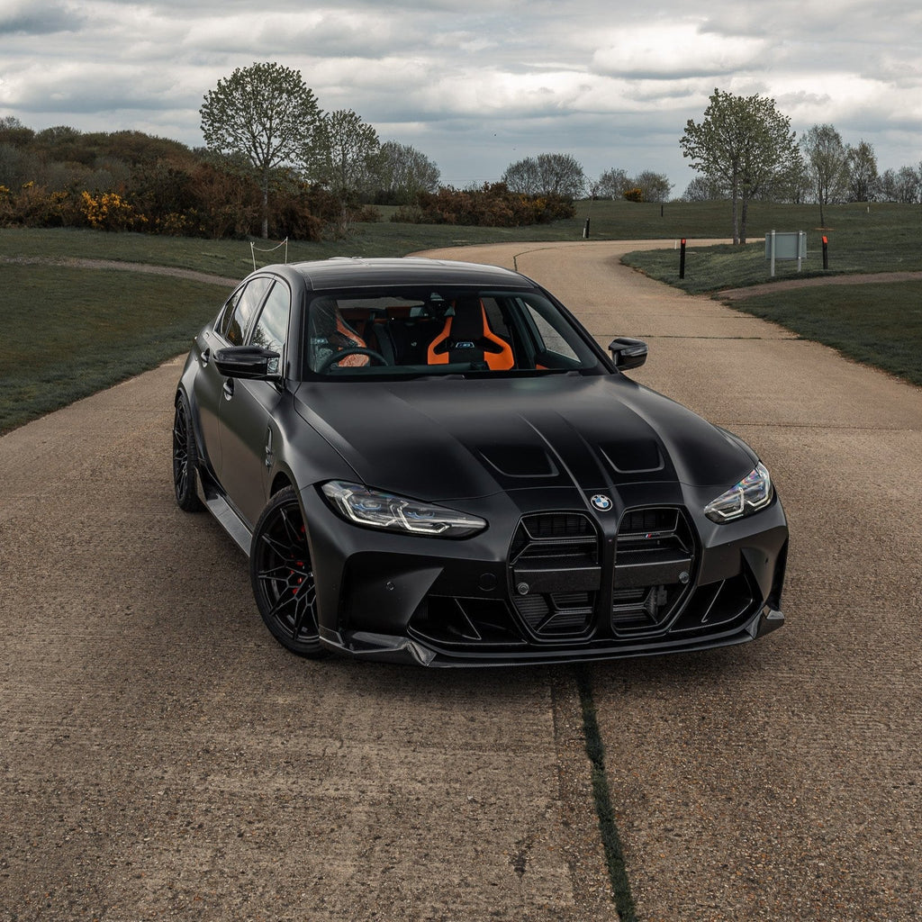 BMW G80 G81 M3 & G82 G83 M4 Pre-Preg Carbon Fibre T-CSL Front Kidney Grilles by FORM (2021+) - AUTOID® - Front Grille - FORM Industries