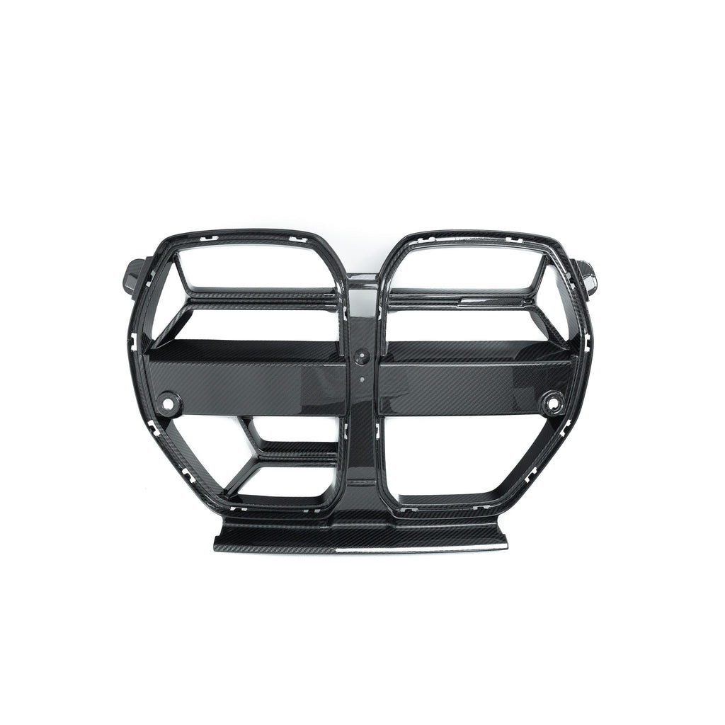 BMW G80 G81 M3 & G82 G83 M4 Pre-Preg Carbon Fibre T-CSL Front Kidney Grilles by FORM (2021+) - AUTOID® - Front Grille - FORM Industries