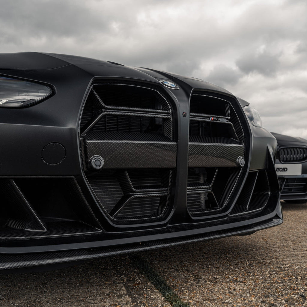 BMW G80 G81 M3 & G82 G83 M4 Pre-Preg Carbon Fibre T-CSL Front Kidney Grilles by FORM (2021+) - AUTOID® - Front Grille - FORM Industries