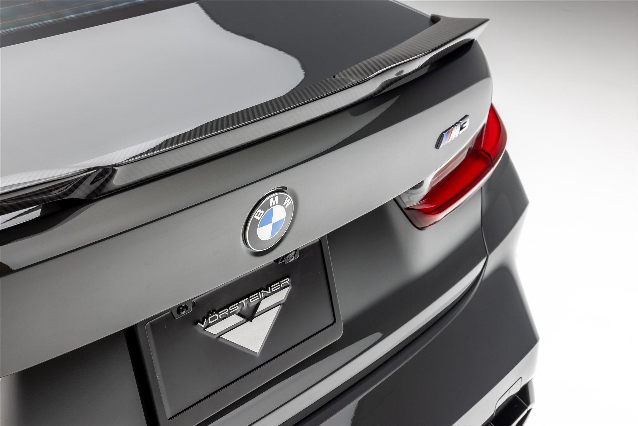 BMW G80 M3 Carbon Fibre VRS Aero Decklid Spoiler by Vorsteiner (2020+) - AUTOID® - Rear Spoilers - Vorsteiner