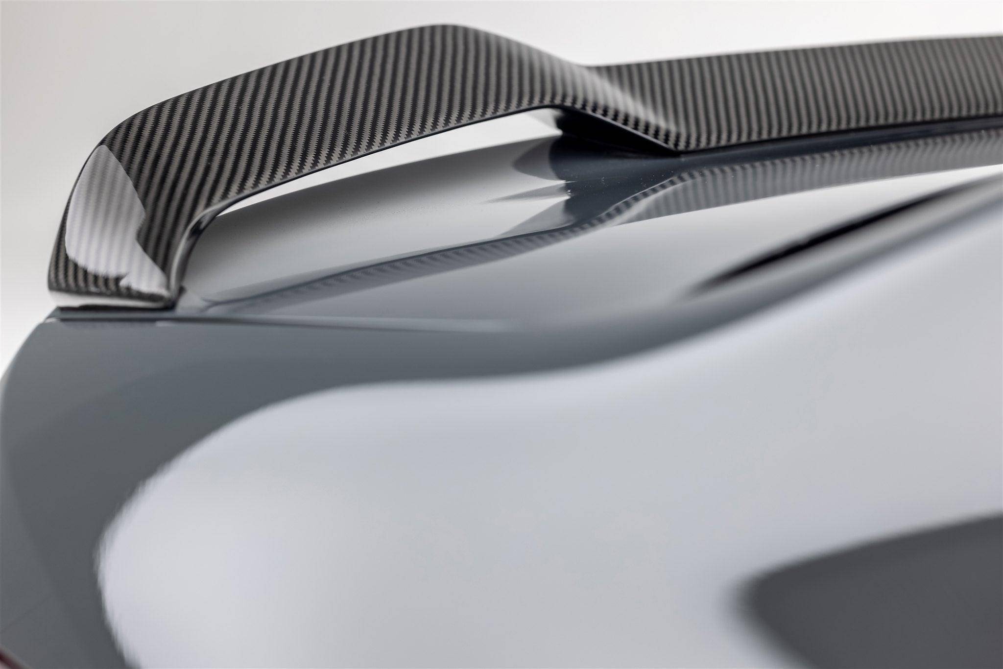 BMW G80 M3 Carbon Fibre VRS Aero Decklid Spoiler by Vorsteiner (2020+) - AUTOID® - Rear Spoilers - Vorsteiner
