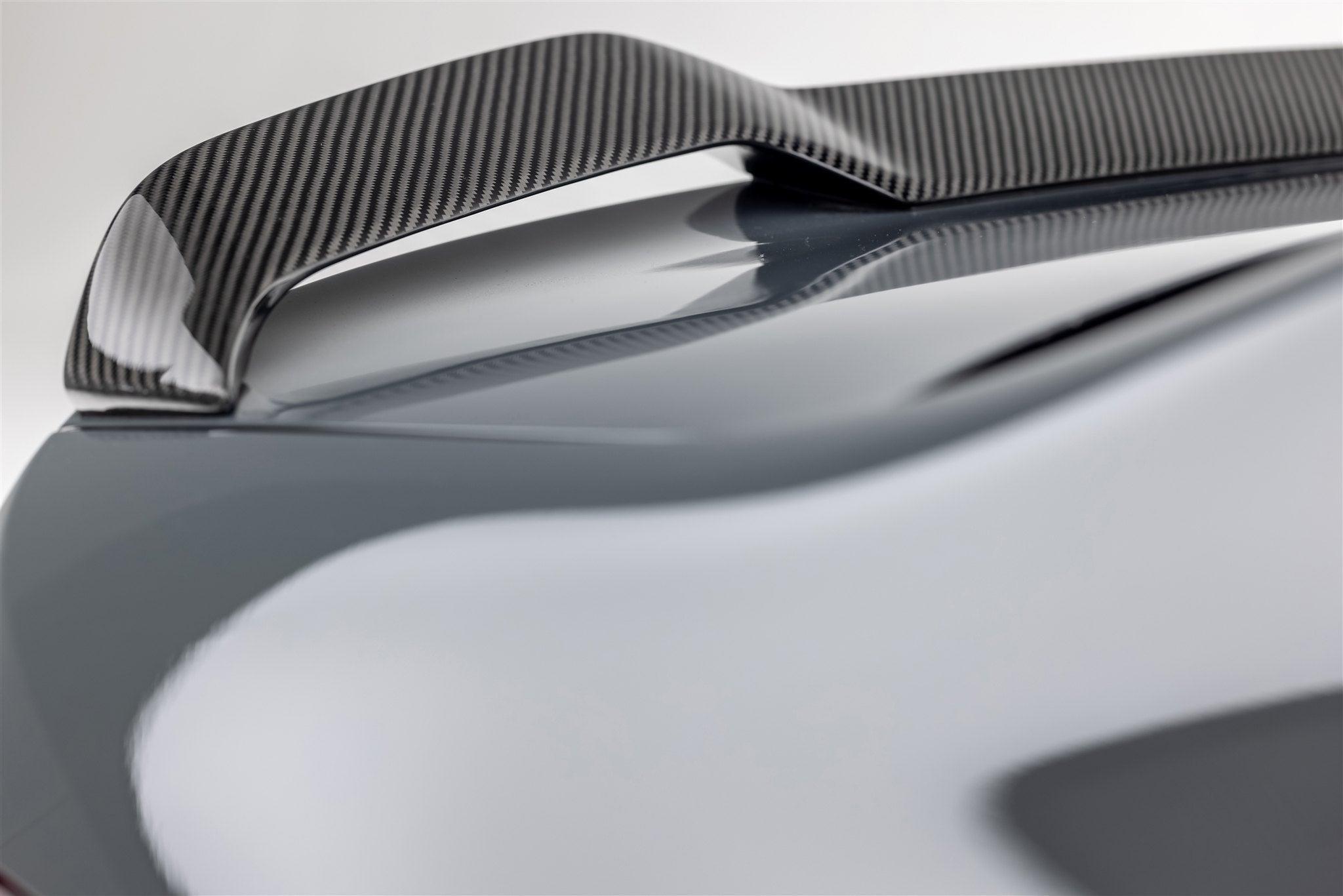 BMW G80 M3 Carbon Fibre VRS Aero Decklid Spoiler by Vorsteiner (2020+) - AUTOID® - Rear Spoilers - Vorsteiner