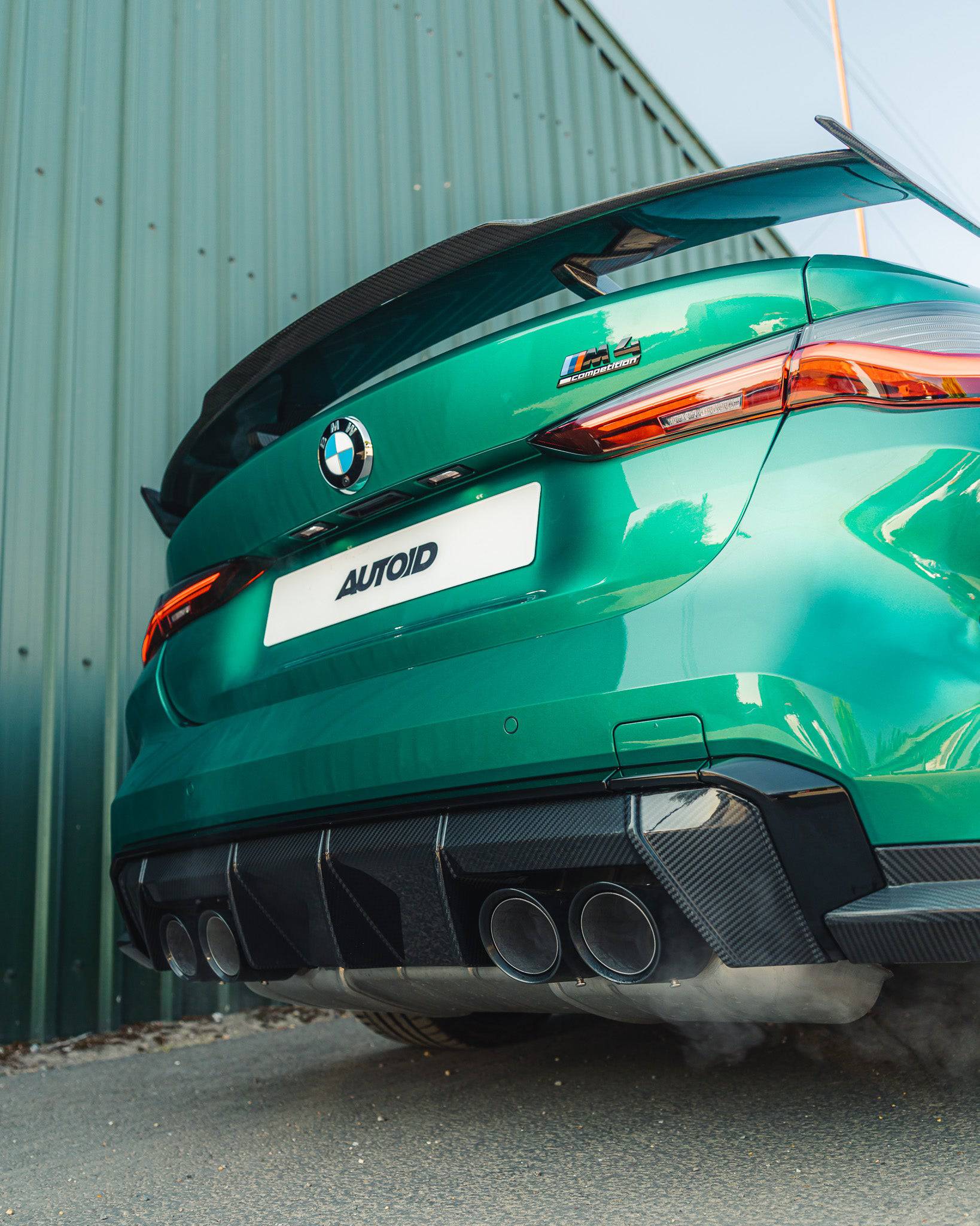 BMW G80 M3 & G82 M4 Pre-Preg Carbon Fibre Rear Spoiler Wing by FORM (2021+) - AUTOID® - Rear Wings - FORM Industries