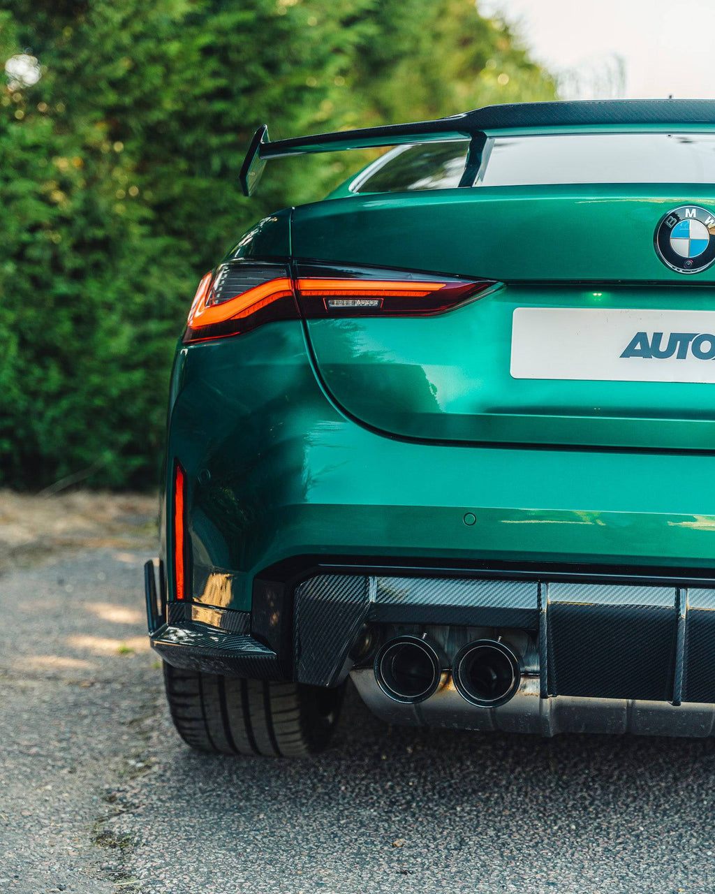 BMW G80 M3 & G82 M4 Pre-Preg Carbon Fibre Rear Spoiler Wing by FORM (2021+) - AUTOID® - Rear Wings - FORM Industries
