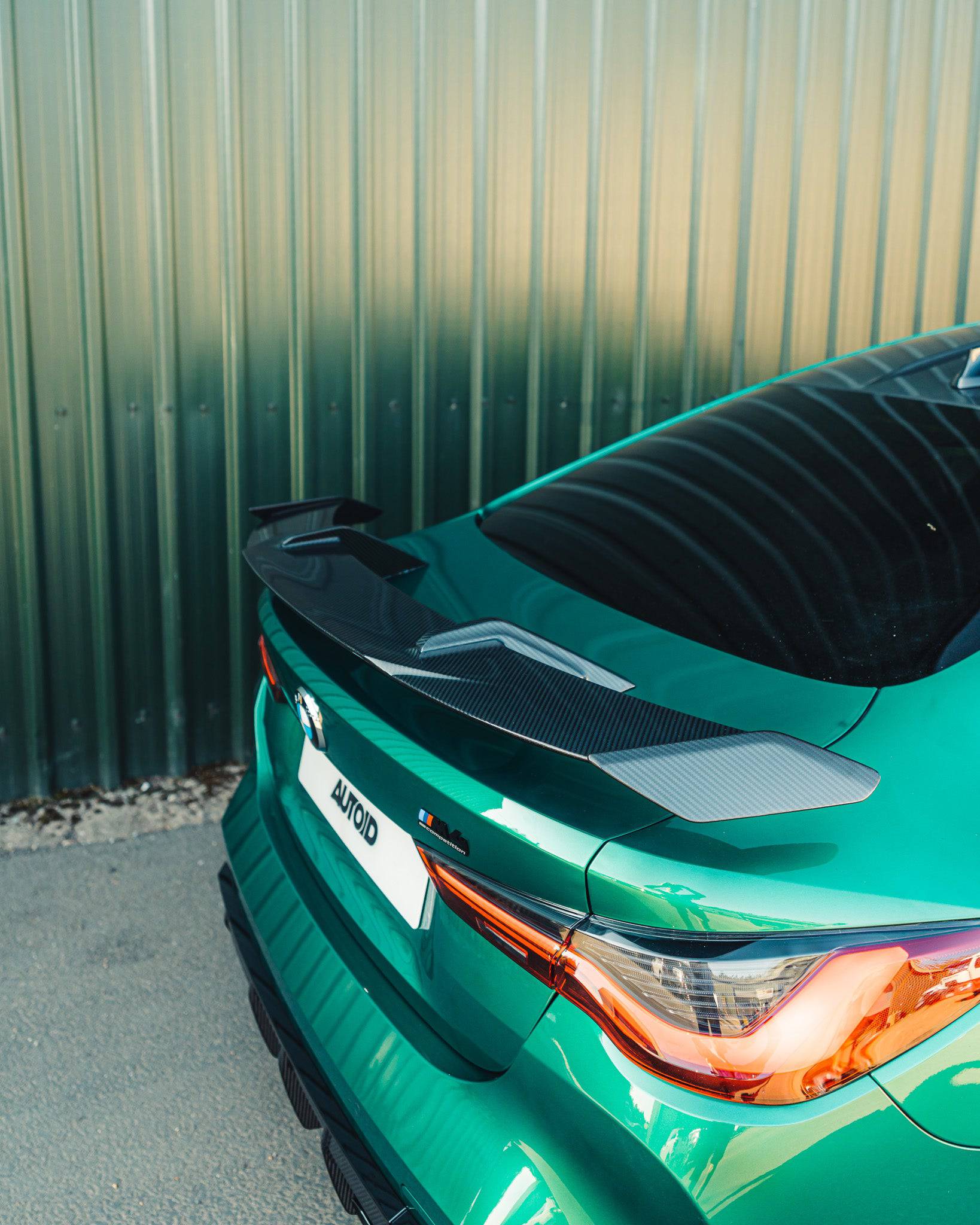 BMW G80 M3 & G82 M4 Pre-Preg Carbon Fibre Rear Spoiler Wing by FORM (2021+) - AUTOID® - Rear Wings - FORM Industries