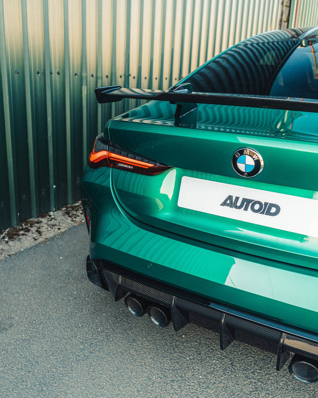 BMW G80 M3 & G82 M4 Pre-Preg Carbon Fibre Rear Spoiler Wing by FORM (2021+) - AUTOID® - Rear Wings - FORM Industries
