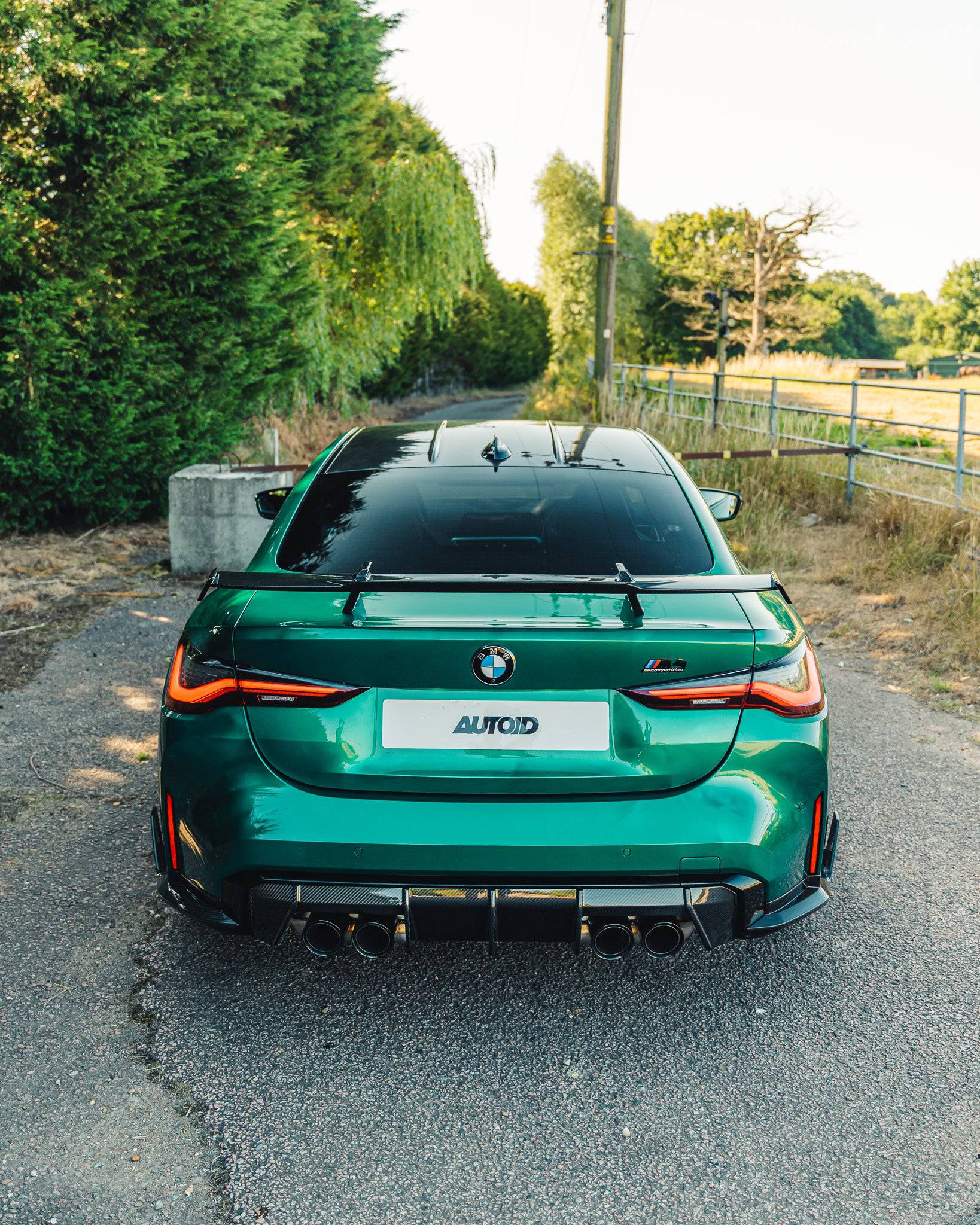 BMW G80 M3 & G82 M4 Pre-Preg Carbon Fibre Rear Spoiler Wing by FORM (2021+) - AUTOID® - Rear Wings - FORM Industries