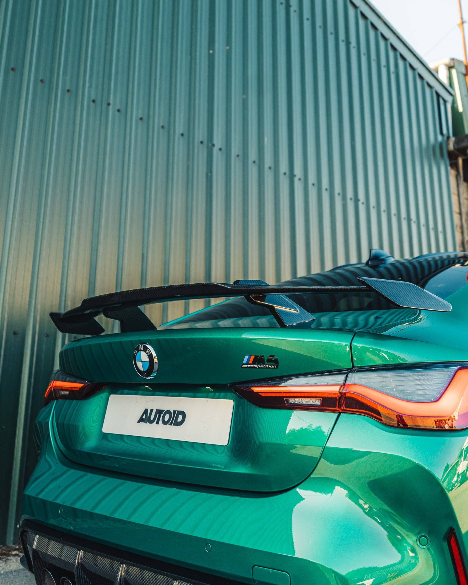BMW G80 M3 & G82 M4 Pre-Preg Carbon Fibre Rear Spoiler Wing by FORM (2021+) - AUTOID® - Rear Wings - FORM Industries