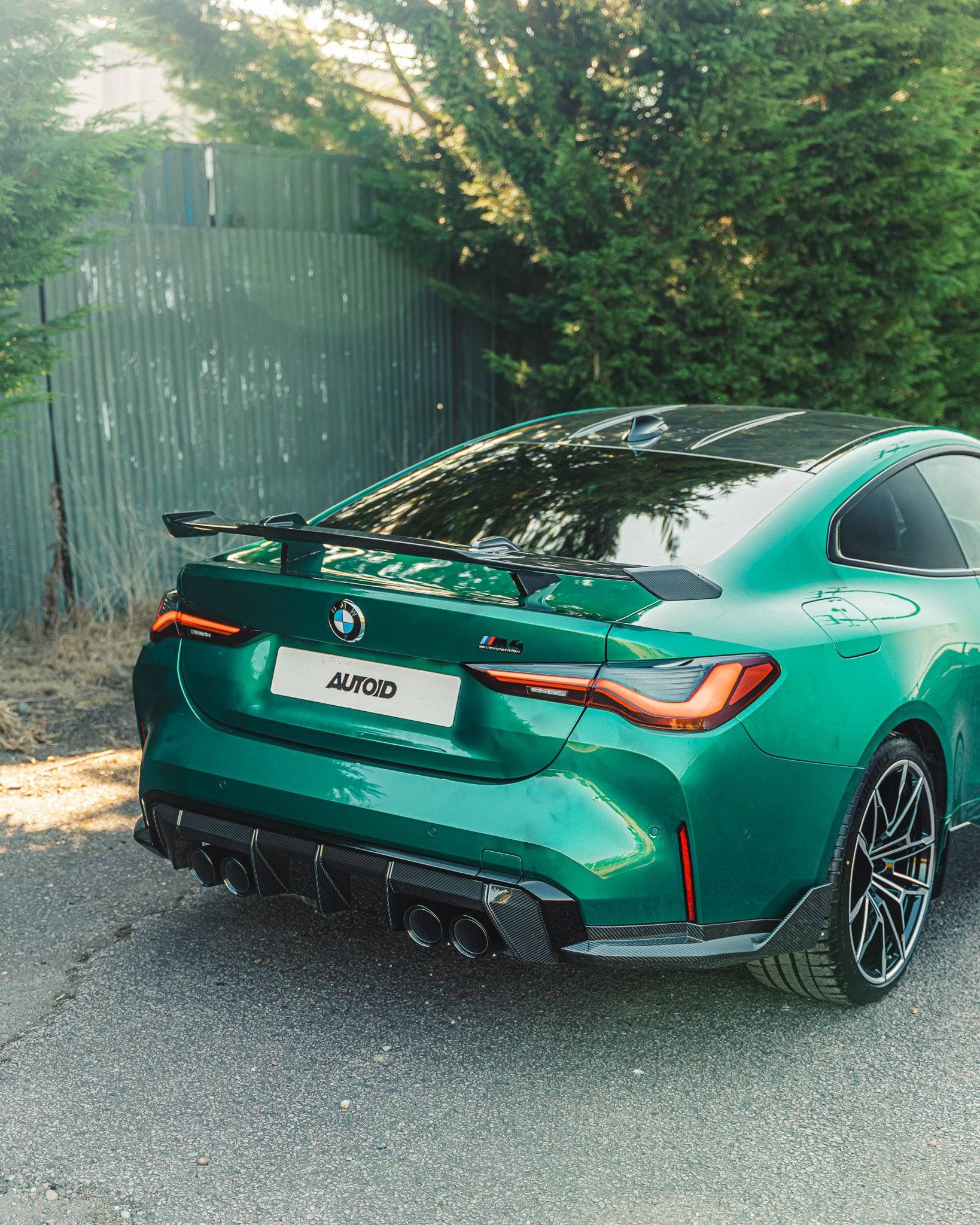 BMW G80 M3 & G82 M4 Pre-Preg Carbon Fibre Rear Spoiler Wing by FORM (2021+) - AUTOID® - Rear Wings - FORM Industries