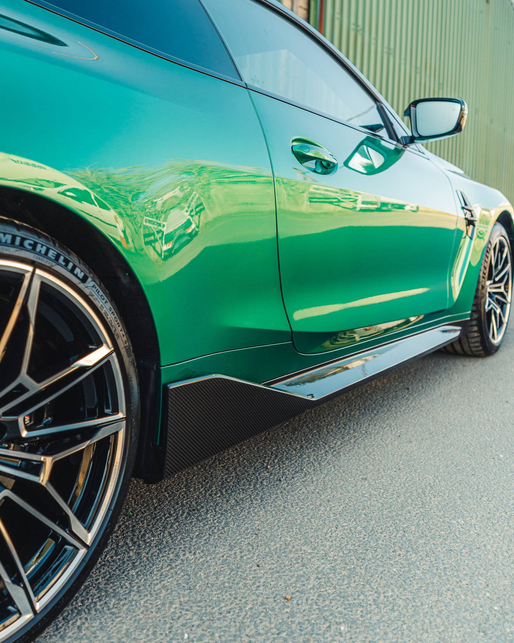 BMW G80 M3 & G82 M4 Pre-Preg Carbon Fibre Side Skirts by FORM (2021+) - AUTOID® - Side Skirts & Winglets - FORM Industries