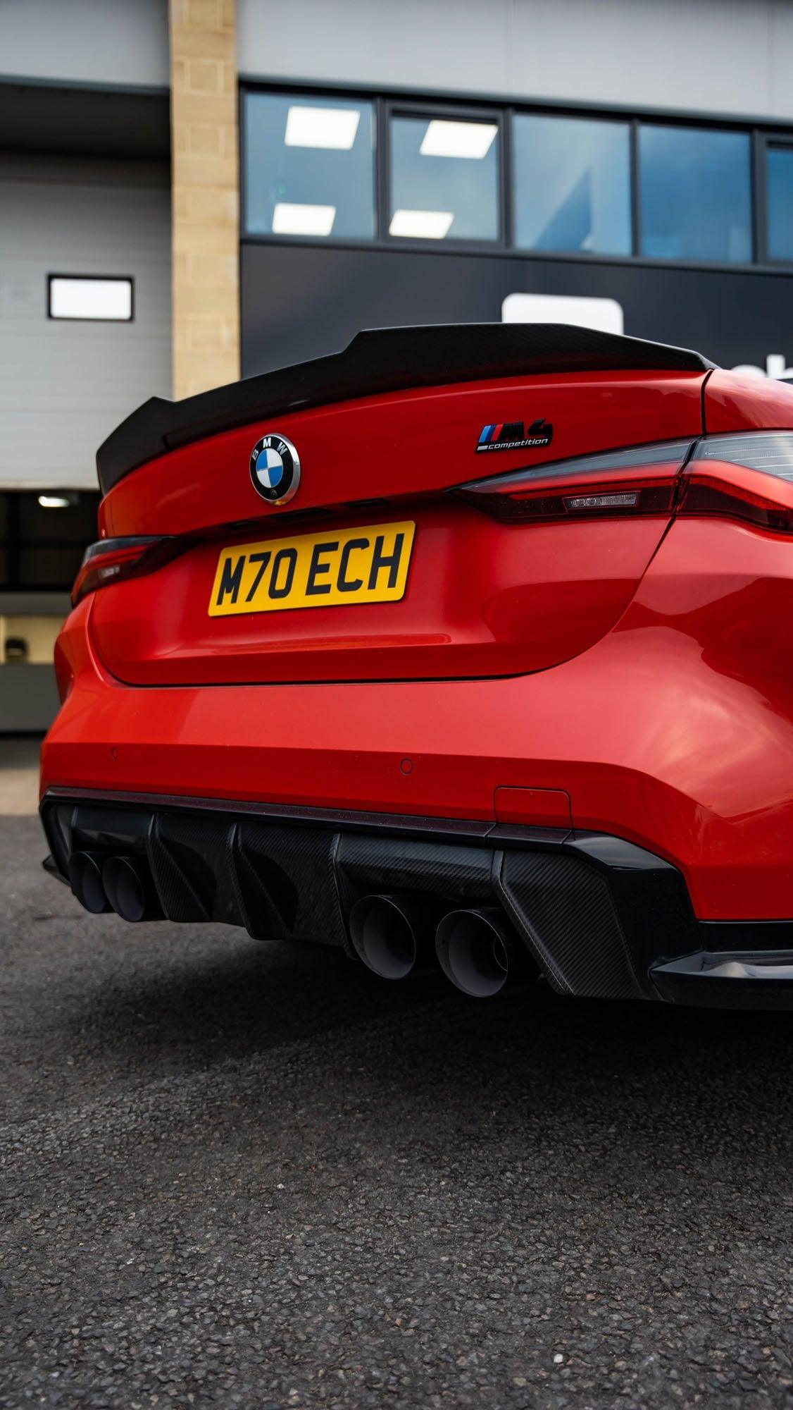 BMW G82 M4 & G22 4 Series Pre-Preg Carbon Fibre Ducktail Rear Spoiler by FORM (2020+) - AUTOID® - Rear Spoilers - FORM Industries