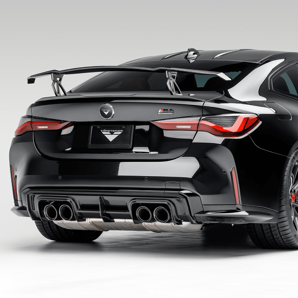 BMW G82/G83 M4 Carbon Fiber Rear Diffuser by Vorsteiner - AUTOID® - Rear Diffusers - Vorsteiner